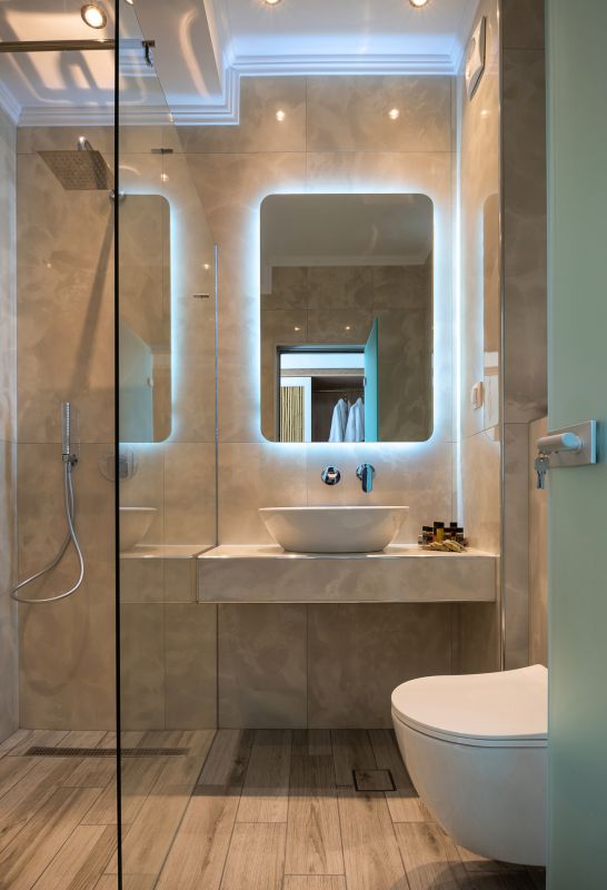 Contemporary Vanity with LED Lighting