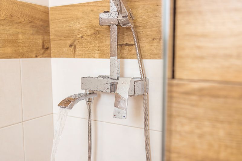 Close-up of Shower Fixtures
